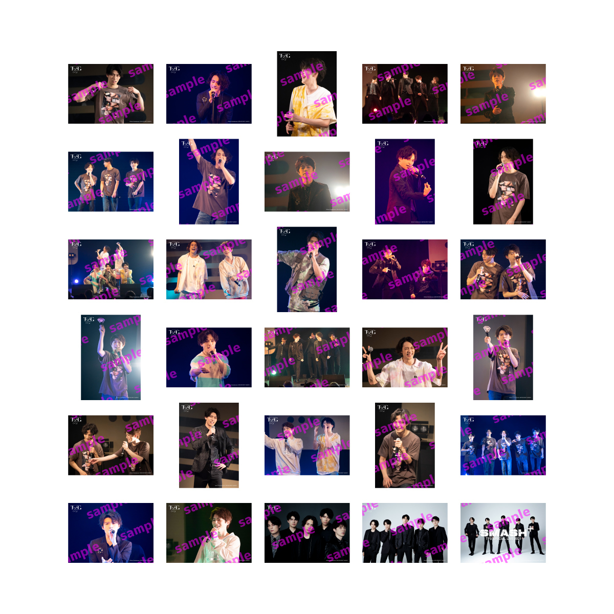 『TFG SPECIAL LIVE 2021 - SMASH+-』ブロマイド<ランダム5枚セット>