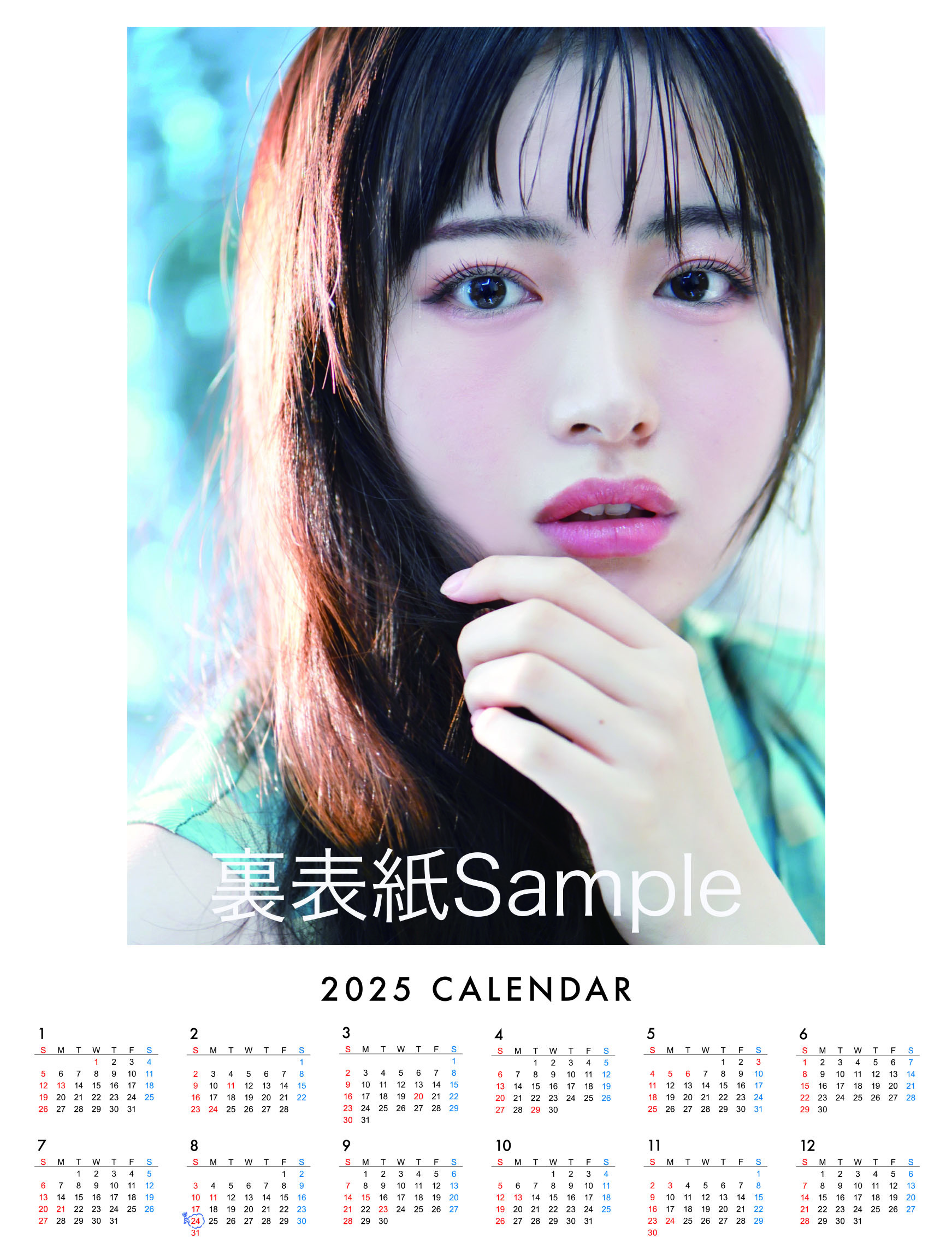 2012沙綾カレンダー SCオンラインショップ限定特典付】其原有沙カレンダー2025 | 其
