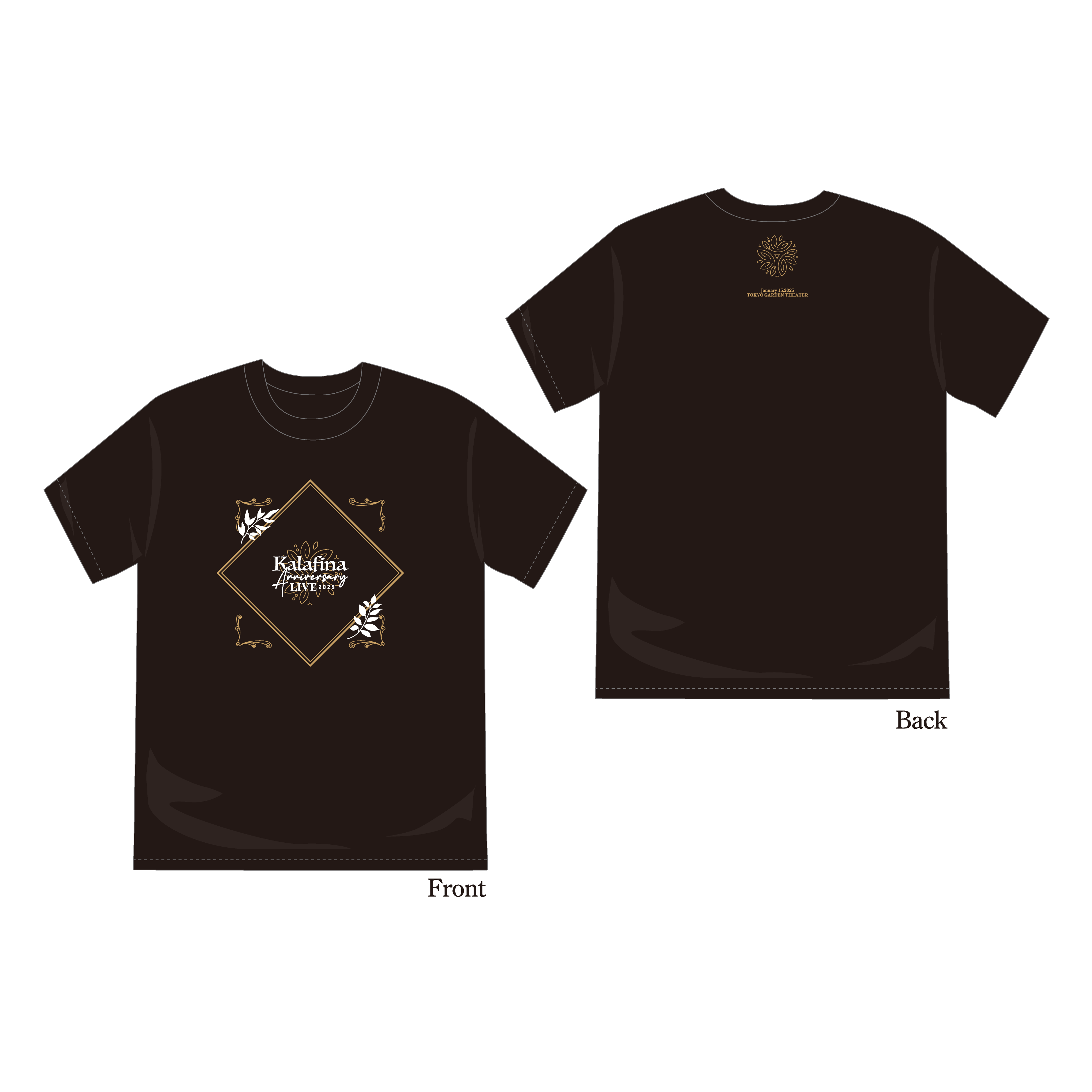 『Kalafina Anniverysary LIVE 2025開催記念』Tシャツ・ブラック