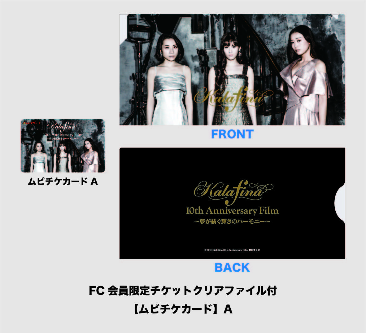 FC会員限定チケットクリアファイル付【ムビチケカード】A(ムビチケA+チケットクリアファイルA)