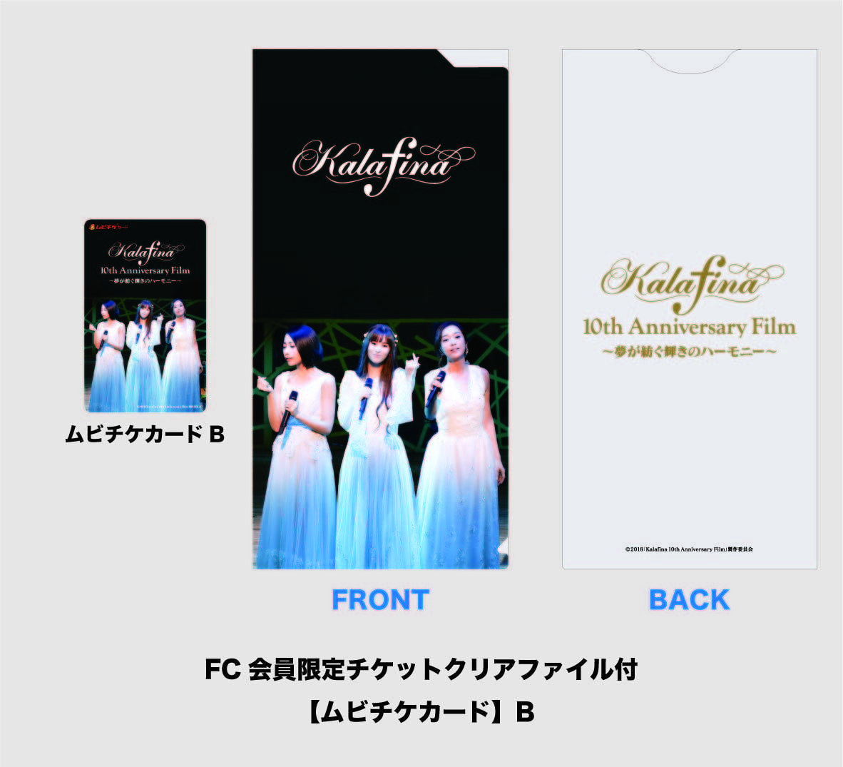 FC会員限定チケットクリアファイル付【ムビチケカード】B(ムビチケB+チケットクリアファイルB)