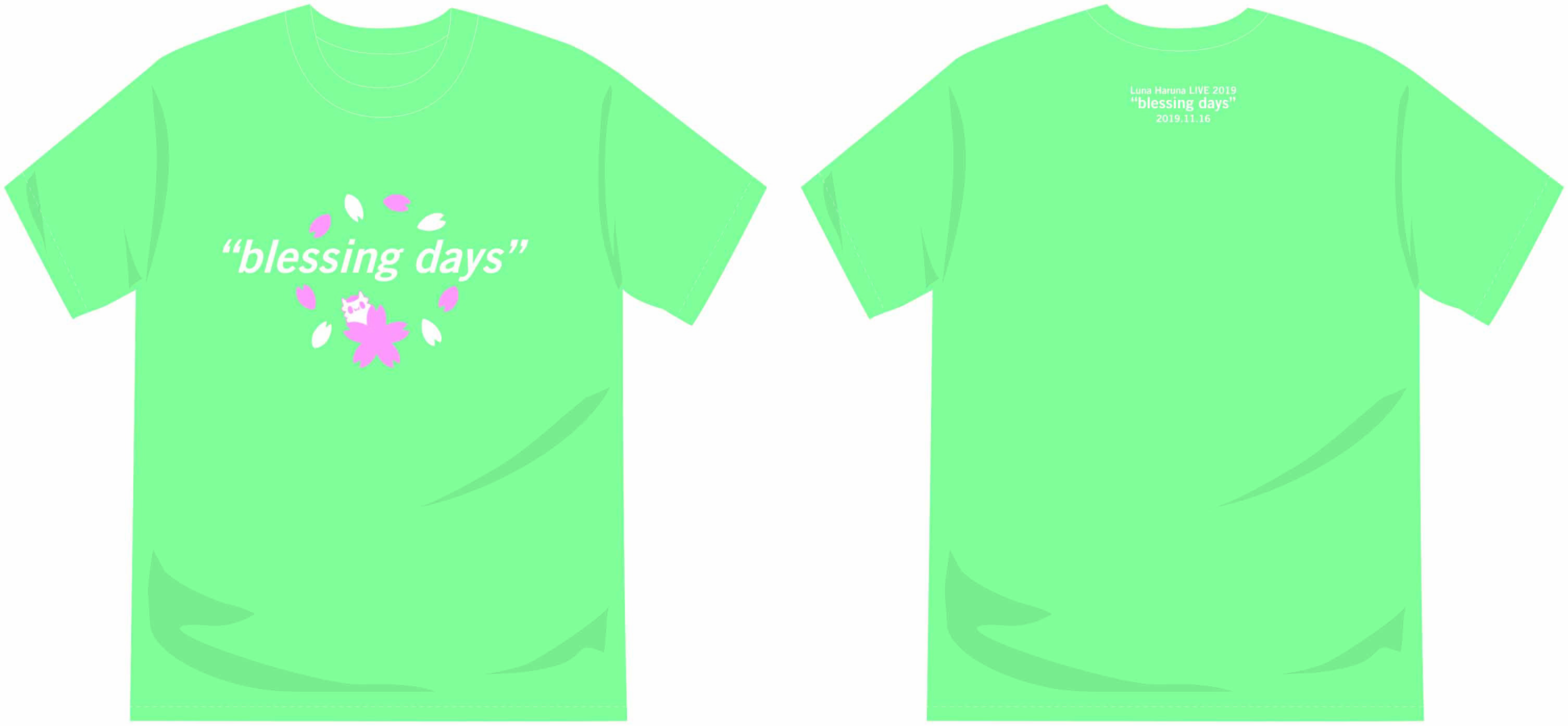 “blessing days”めいんTシャツ