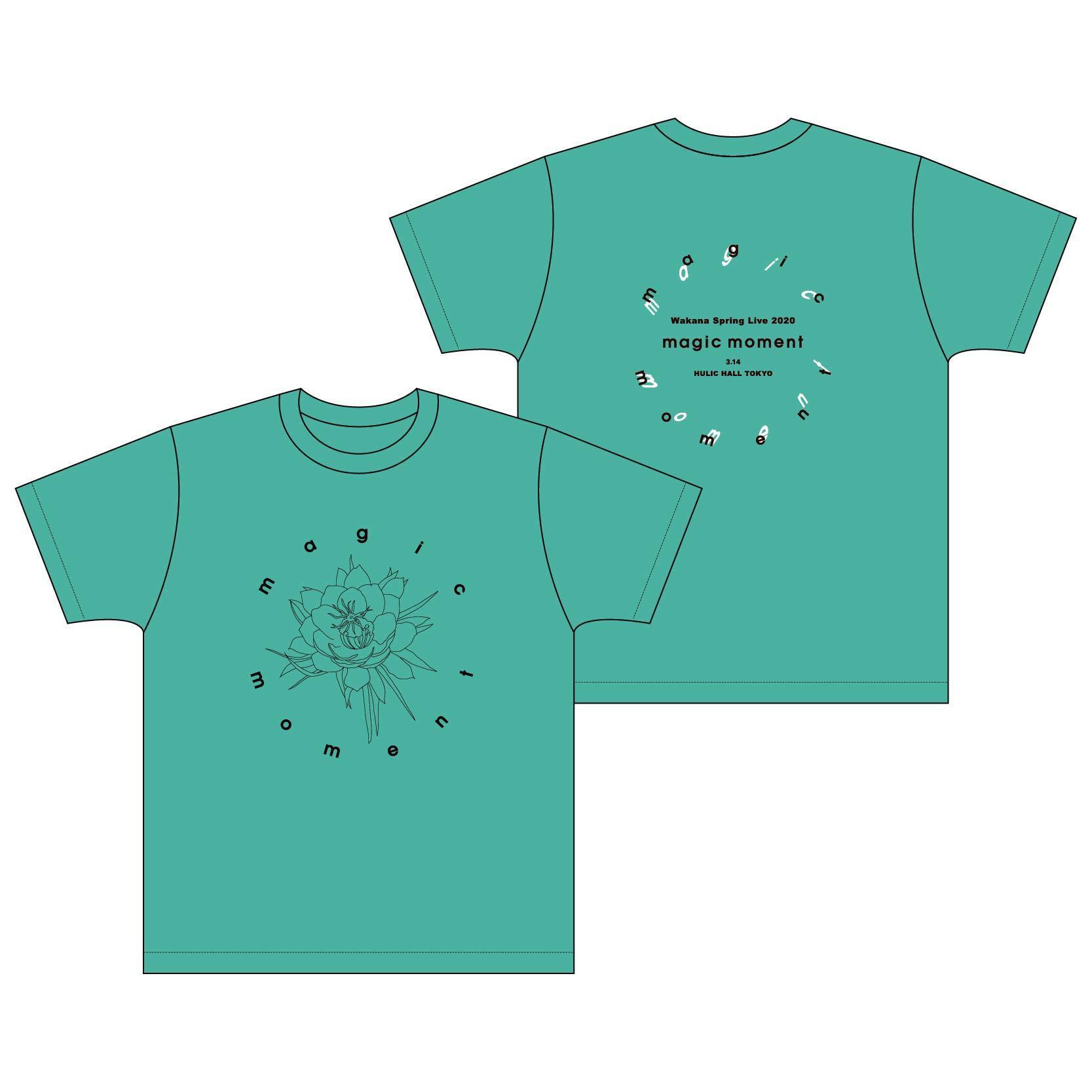 「Wakana Spring Live 2020 ~magic moment~」Tシャツ グリーン