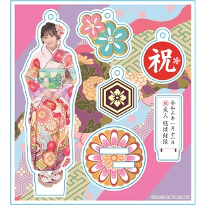 【一般】アクリルスタンドキーホルダー (祝成人記念振袖ver.)